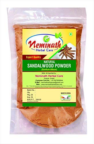 Neminath Herbal Care Natural Sandalwood Powder for Face, Multi