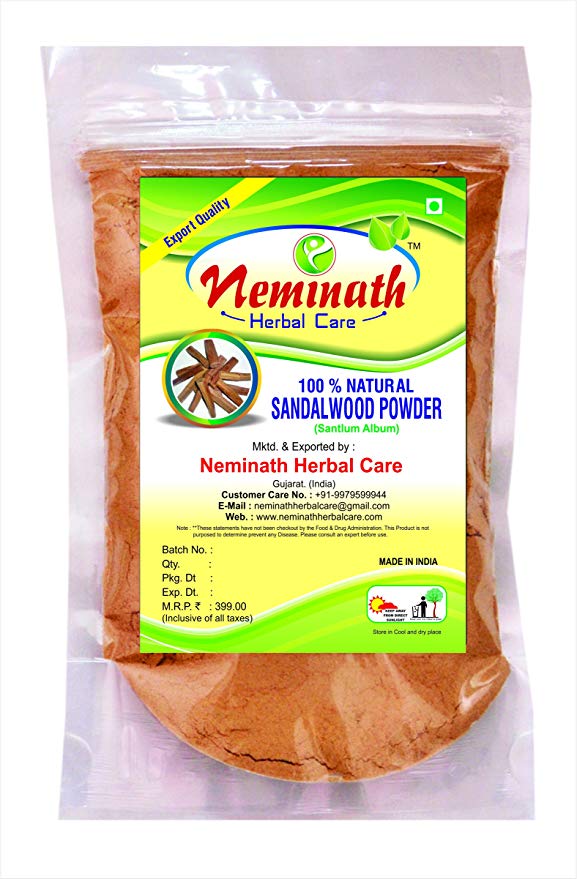 Neminath Herbal Care Sandalwood Powder For Face, Multicolor, 227 g