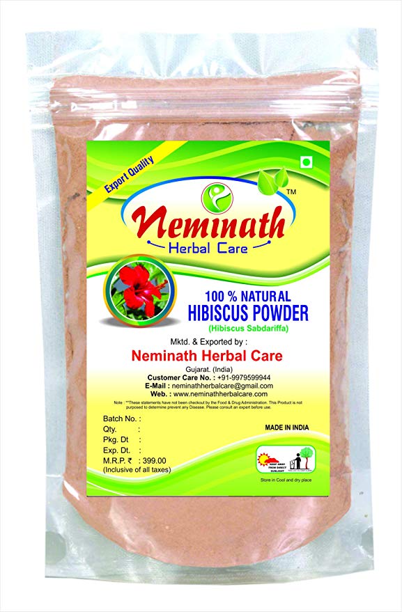 Neminath Herbal Care Hibiscus, Natural & Pure Gudhal Flower Powder, Red, 227 g