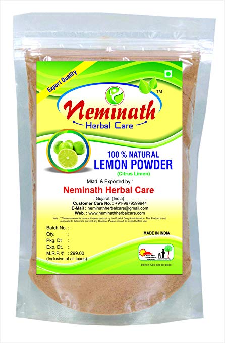 Neminath Herbal Care Lemon Peel Powder For Face, Multicolor, 227 g